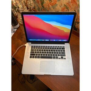 MacBook Pro A1398, Intel Core i7, 8 GB RAM, 256 GB SSD, macOS Big Sur